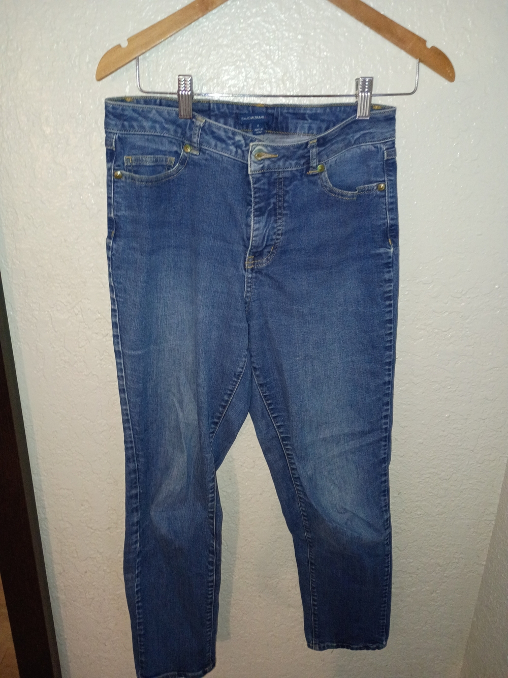 Classic Midwash Blue Denim Jeans